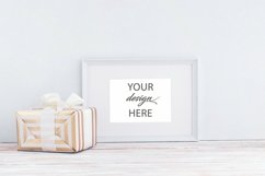 White wooden frame mockup Product Image 1