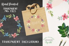 Adele Floral Watercolors Flowers Arrangements Wreaths Product Image 3