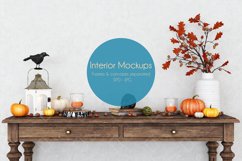 Halloween Interior mockup - frame mockup creator Product Image 2