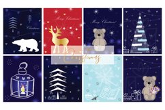 Christmas Greeting Cards, Gift Tags Or Posters Vector Product Image 1