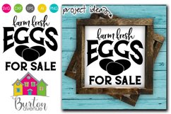 Farm Fresh Eggs SVG File Product Image 1