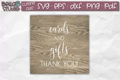 Wedding Sign SVG, Cards and Gifts SVG, Wedding SVG Product Image 1