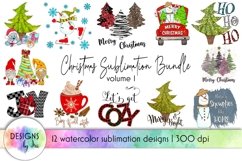 Christmas Sublimation Bundle | Merry Christmas Tree Product Image 1