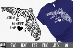 Florida Mandala SVG File - Home is Where the Heart Is SVG Product Image 1