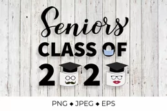 Seniors Class of 2020 lettering with toilet paper Product Image 1
