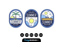 Summer Badges Product Image 1