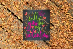 Cute Valentine's Day Overlays I Valentine Word Art Graphics Product Image 11