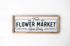 Fresh Flower Market SVG, Spring Decor SVG, Farmhouse Spring Product Image 2