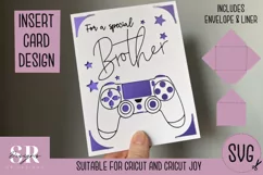 Brother Gamer card| Paper cutting | Gamer card SVG Product Image 1