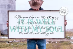 It Is Well With My Soul SVG | Christian Lyrics Sign Product Image 1