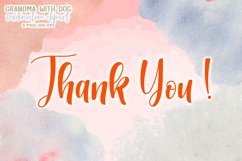 Grandma with Dog Sublimation Clipart Product Image 10