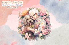 Grandpa with Dog Sublimation Clipart Product Image 10