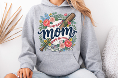 Baseball Mom Floral PNG Product Image 8