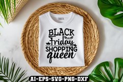 Black Friday Shopping Queen Svg Cut Files Creative Art Product Image 1
