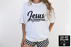 Jesus Is Essential Svg Cut Files Creative Art Product Image 1