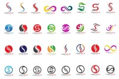 S logo vector for business company Product Image 1