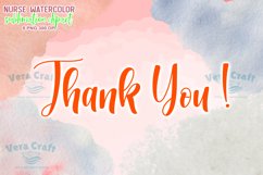 Nurse Watercolor Sublimation Clipart Product Image 10
