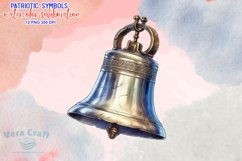 Patriotic Symbols Watercolor Sublimation Clipart Product Image 10