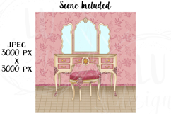 Beauty Makeup Clipart, Glam Girl Spa Graphics, Cosmetics PNG Product Image 9
