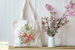 Cottage Spring Clipart, Cute Easter Graphics, Flowers PNG Product Image 9