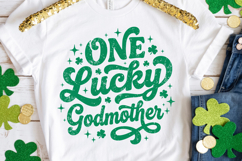One Lucky Godmother svg | St Patricks Day svg Product Image 2