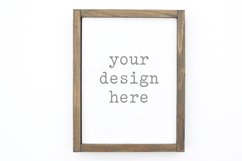 9x12 Wood Sign Mockup| Digital File | Sublimation | SVG Product Image 1