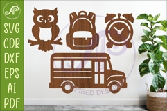 School Icons SVG Teacher Classroom Clipart 7 Product Image 1