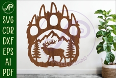 Bear paw print wall sign Bundle Product Image 7