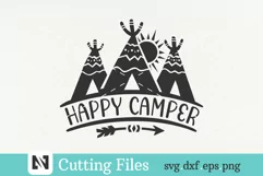Camping Svg | Camper Svg | Camp Svg | Camping Clip Art Product Image 1