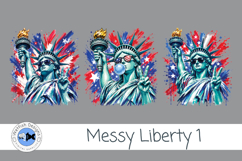 Messy Liberty PNG Clipart 1 Product Image 2