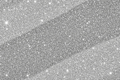 A sparkling silver glitter background with small white stars Product Image 1