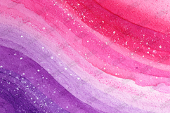 Pink Purple Watercolor Swirl Glitter Diagonal Background Product Image 1