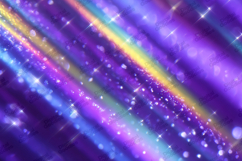 Purple Rainbow Light Streaks Glitter Bokeh Background Product Image 1