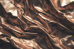 Rose Gold Wavy Liquid Metal Abstract Texture Background Product Image 1