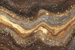 Dark Gold Glitter Marble Texture with Sparkling Veins Product Image 1