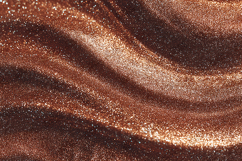 Shimmering Copper Glitter Texture with Soft Flowing Waves Product Image 1