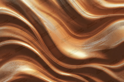 Warm Metallic Wave Texture with Soft Flowing Highlights Product Image 1