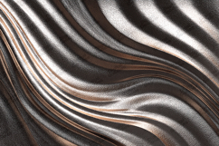 Silver Bronze Metallic Wavy Textured Background Product Image 1