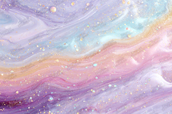 Pastel Glitter Marble Waves Abstract Background Product Image 1