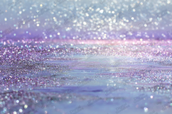 Soft Purple Blue Glitter Bokeh Background Texture Product Image 1