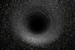 Dense Black Tunnel Swirl Mixed Glitter Background Product Image 1