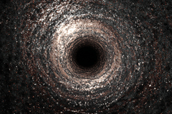 Dark Tunnel Swirl Mosaic Gold Glitter Background Product Image 1