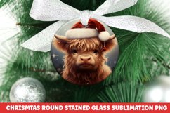 Christmas Round Ornament PNG | Christmas | Sublimation | PNG Product Image 1