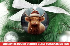 Christmas Round Ornament PNG | Christmas | Sublimation | PNG Product Image 1