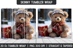 Christmas Tumbler Sublimation Wrap | Christmas Product Image 1