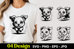 Cute Koala Puppy SVG PNG Product Image 1