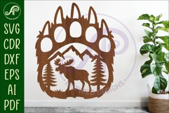 Bear paw print wall sign Bundle Product Image 5