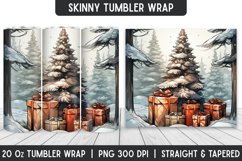 Christmas Tumbler Sublimation Wrap | Christmas Product Image 1
