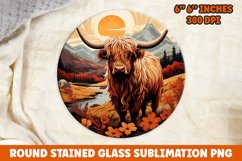 Halloween Round Sublimation| Sublimation | Pumpkin | Fall Product Image 1