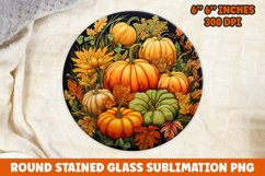 Halloween Round Sublimation| Sublimation | Pumpkin | Fall Product Image 1